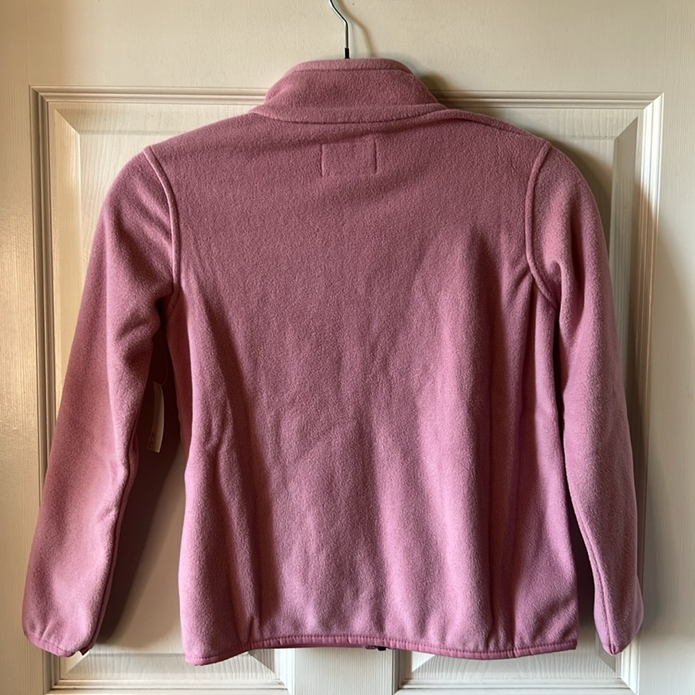 NWT Amazon girls fleece zip up jacket Size 8 (M) - Picture 5 of 5